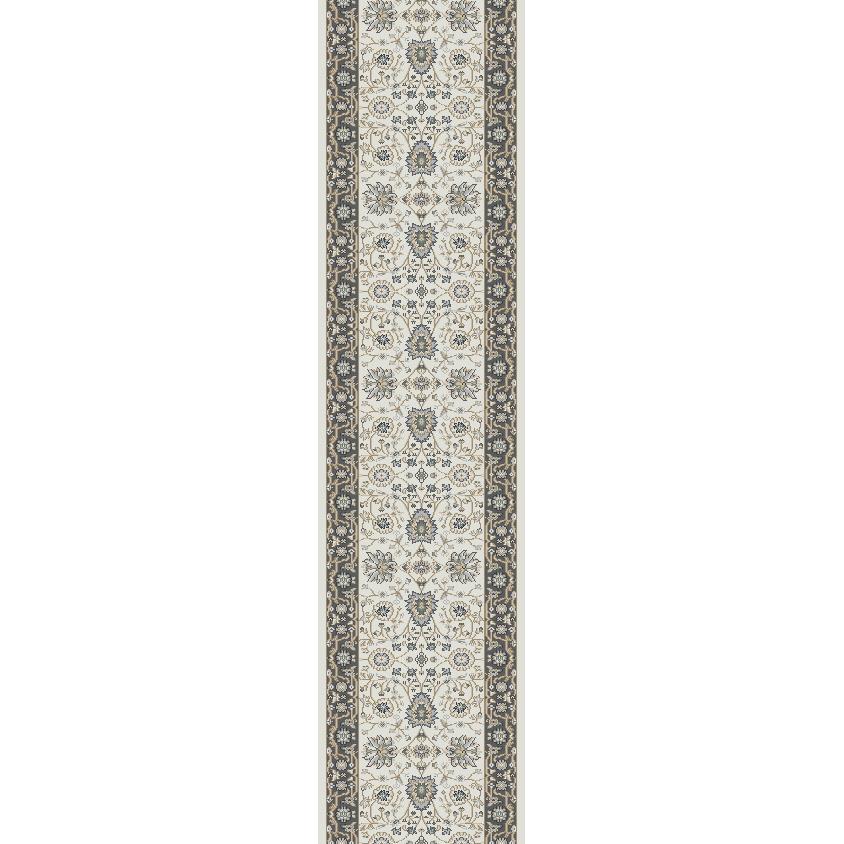 Dynamic Rugs 2803-190 Yazd 2 Ft. X 7.7 Ft. Finished Runner Rug in Ivory/Grey